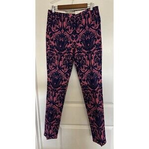 Paul Smith Womens Pants Size 42 Italy 6 US Virgin Wool Pink Straight Designer